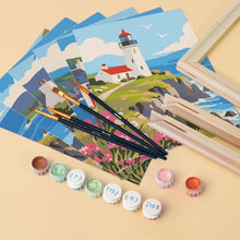 Carica l'immagine nel visualizzatore di Gallery, Mini Set Dipingere con i numeri 15x20cm (6 pezzi) - Costa Scozzese