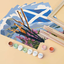 Carica l'immagine nel visualizzatore di Gallery, Mini Set Dipingere con i numeri 15x20cm (6 pezzi) - Collezione di Icone Scozzesi