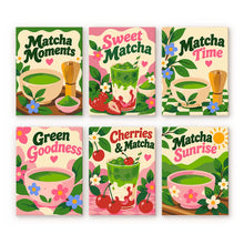Carica l'immagine nel visualizzatore di Gallery, Mini Set Dipingere con i numeri 15x20cm (6 pezzi) - L’Ora del Matcha Figured'Art