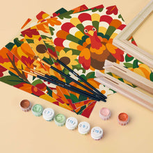 Carica l'immagine nel visualizzatore di Gallery, Mini Set Dipingere con i numeri 15x20cm (6 pezzi) - Arte del Ringraziamento
