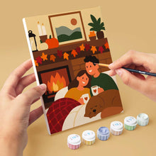 Carica l'immagine nel visualizzatore di Gallery, Mini Set Dipingere con i numeri 15x20cm (6 pezzi) - Ringraziamento Accogliente
