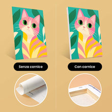 Carica l'immagine nel visualizzatore di Gallery, Mini Set Dipingere con i numeri 15x20cm (6 pezzi) - Gatti Colorati