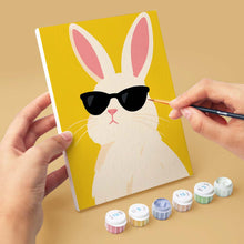 Carica l'immagine nel visualizzatore di Gallery, Mini Set Dipingere con i numeri 15x20cm (6 pezzi) - Animali Cool