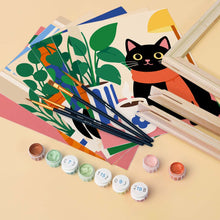 Carica l'immagine nel visualizzatore di Gallery, Mini Set Dipingere con i numeri 15x20cm (6 pezzi) - Momenti Coccolosi