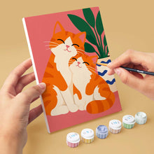 Carica l'immagine nel visualizzatore di Gallery, Mini Set Dipingere con i numeri 15x20cm (6 pezzi) - Momenti Coccolosi