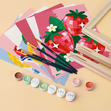 Carica l'immagine nel visualizzatore di Gallery, Mini Set Dipingere con i numeri 15x20cm (6 pezzi) - Frutta Disco