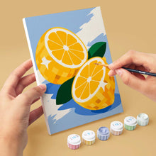 Carica l'immagine nel visualizzatore di Gallery, Mini Set Dipingere con i numeri 15x20cm (6 pezzi) - Frutta Disco