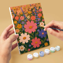 Carica l'immagine nel visualizzatore di Gallery, Mini Set Dipingere con i numeri 15x20cm (6 pezzi) - Prato Fiorito da Sogno