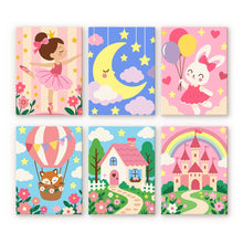 Carica l'immagine nel visualizzatore di Gallery, Mini Set Dipingere con i numeri 15x20cm (6 pezzi) - Cottage da Fiaba Figured'Art