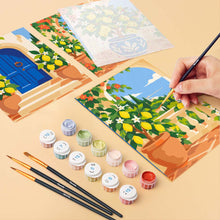 Carica l'immagine nel visualizzatore di Gallery, Mini Set Dipingere con i numeri 15x20cm (6 pezzi) - Giardino di Limoni Italiano