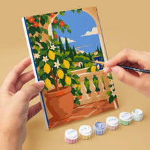 Carica l'immagine nel visualizzatore di Gallery, Mini Set Dipingere con i numeri 15x20cm (6 pezzi) - Giardino di Limoni Italiano