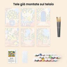 Carica l'immagine nel visualizzatore di Gallery, Mini Set Dipingere con i numeri 15x20cm (6 pezzi) - Giardino di Limoni Italiano