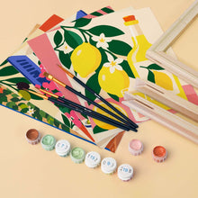 Carica l'immagine nel visualizzatore di Gallery, Mini Set Dipingere con i numeri 15x20cm (6 pezzi) - La Dolce Vita 2