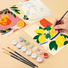 Carica l'immagine nel visualizzatore di Gallery, Mini Set Dipingere con i numeri 15x20cm (6 pezzi) - La Dolce Vita 2