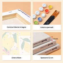 Carica l'immagine nel visualizzatore di Gallery, Mini Set Dipingere con i numeri 15x20cm (6 pezzi) - La Dolce Vita 2