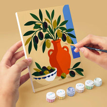 Carica l'immagine nel visualizzatore di Gallery, Mini Set Dipingere con i numeri 15x20cm (6 pezzi) - Estate Mediterranea