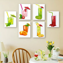 Carica l&#39;immagine nel visualizzatore di Gallery, Dipingere con i numeri – Set di 6 tele | Succhi di frutta freschi