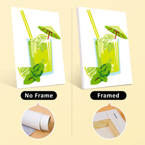 Dipingere con i numeri – Set di 6 tele | Succhi di frutta freschi