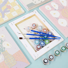 Carica l&#39;immagine nel visualizzatore di Gallery, Dipingere con i numeri – Set di 6 tele | Vasi floreali astratti