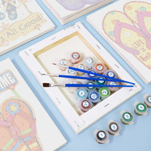 Carica l&#39;immagine nel visualizzatore di Gallery, Dipingere con i numeri – Set di 6 tele | Infradito estive decorative