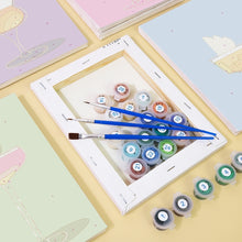 Carica l&#39;immagine nel visualizzatore di Gallery, Dipingere con i numeri – Set di 6 tele | Bicchieri da cocktail eleganti