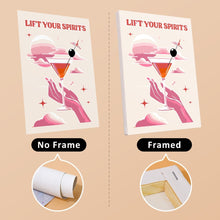 Carica l&#39;immagine nel visualizzatore di Gallery, Dipingere con i numeri – Set di 6 tele | Poster di cocktail chic