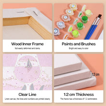 Carica l&#39;immagine nel visualizzatore di Gallery, Dipingere con i numeri – Set di 6 tele | Poster di cocktail chic