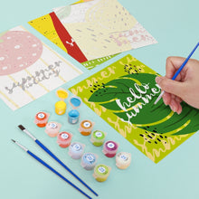 Carica l&#39;immagine nel visualizzatore di Gallery, Dipingere con i numeri – Set di 6 tele | Illustrazioni di frutta estiva