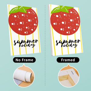 Dipingere con i numeri – Set di 6 tele | Illustrazioni di frutta estiva