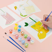 Carica l&#39;immagine nel visualizzatore di Gallery, Dipingere con i numeri – Set di 6 tele | Bevande alla frutta