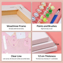 Carica l&#39;immagine nel visualizzatore di Gallery, Dipingere con i numeri – Set di 6 tele | Bevande alla frutta