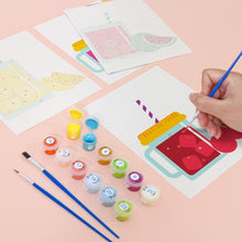 Carica l&#39;immagine nel visualizzatore di Gallery, Dipingere con i numeri – Set di 6 tele | Succhi di frutta in barattolo