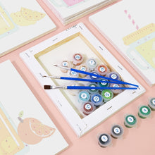 Carica l&#39;immagine nel visualizzatore di Gallery, Dipingere con i numeri – Set di 6 tele | Succhi di frutta in barattolo
