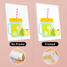 Carica l&#39;immagine nel visualizzatore di Gallery, Dipingere con i numeri – Set di 6 tele | Succhi di frutta in barattolo