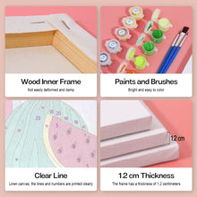 Carica l&#39;immagine nel visualizzatore di Gallery, Dipingere con i numeri – Set di 6 tele | Succhi di frutta in barattolo