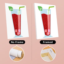 Carica l&#39;immagine nel visualizzatore di Gallery, Dipingere con i numeri – Set di 6 tele | Bevande frizzanti alla frutta