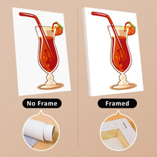 Carica l&#39;immagine nel visualizzatore di Gallery, Dipingere con i numeri – Set di 6 tele | Cocktail alla frutta