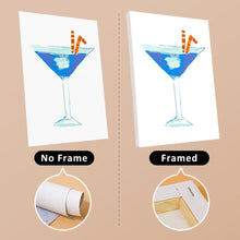 Carica l&#39;immagine nel visualizzatore di Gallery, Dipingere con i numeri – Set di 6 tele | Cocktail colorati