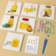 Carica l&#39;immagine nel visualizzatore di Gallery, Dipingere con i numeri – Set di 6 tele | Oli naturali