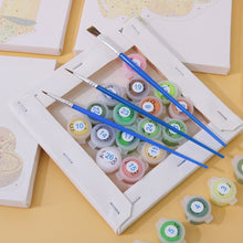 Carica l&#39;immagine nel visualizzatore di Gallery, Dipingere con i numeri – Set di 6 tele | Oli naturali