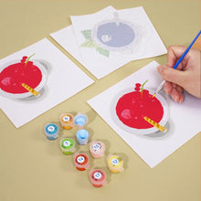 Carica l&#39;immagine nel visualizzatore di Gallery, Dipingere con i numeri – Set di 6 tele | Bevande rinfrescanti colorate