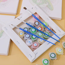 Carica l&#39;immagine nel visualizzatore di Gallery, Dipingere con i numeri – Set di 6 tele | Bevande rinfrescanti colorate