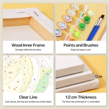 Carica l&#39;immagine nel visualizzatore di Gallery, Dipingere con i numeri – Set di 6 tele | Bevande rinfrescanti colorate