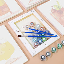 Carica l&#39;immagine nel visualizzatore di Gallery, Dipingere con i numeri – Set di 6 tele | Cocktail tropicali