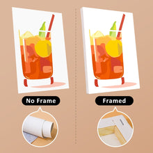 Carica l&#39;immagine nel visualizzatore di Gallery, Dipingere con i numeri – Set di 6 tele | Cocktail tropicali