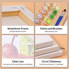 Carica l&#39;immagine nel visualizzatore di Gallery, Dipingere con i numeri – Set di 6 tele | Cocktail tropicali