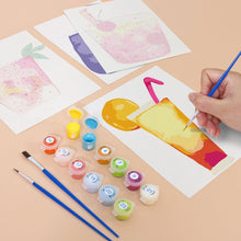 Carica l&#39;immagine nel visualizzatore di Gallery, Dipingere con i numeri – Set di 6 tele | Bevande tropical pop