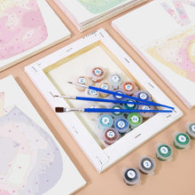 Carica l&#39;immagine nel visualizzatore di Gallery, Dipingere con i numeri – Set di 6 tele | Bevande tropical pop