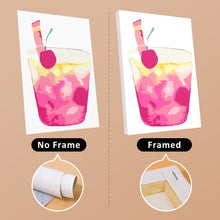 Carica l&#39;immagine nel visualizzatore di Gallery, Dipingere con i numeri – Set di 6 tele | Bevande tropical pop