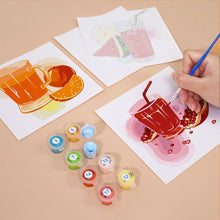 Carica l&#39;immagine nel visualizzatore di Gallery, Dipingere con i numeri – Set di 6 tele | Succhi salutari